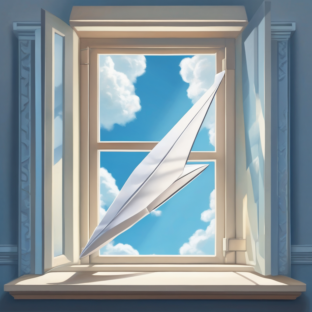 a-hand-holding-a-paper-plane-by-a-window-with-blue-sky-outside-simple-.png