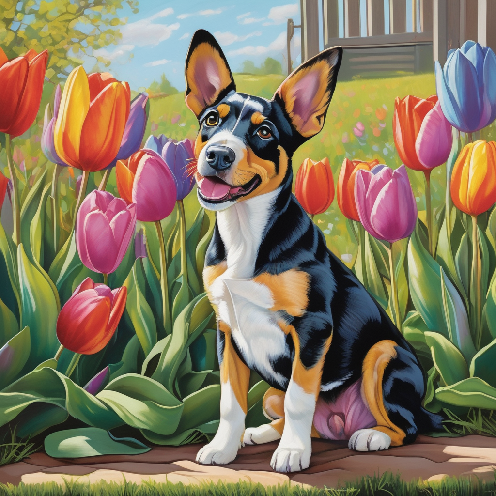 a-puppy-sniffing-tulips-in-the-garden.png