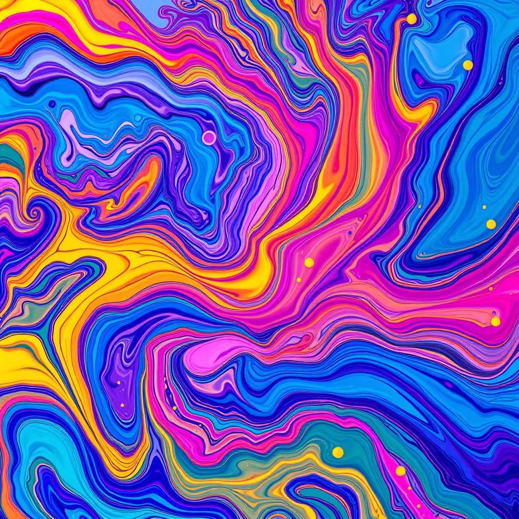 a vibrant fluid art with swirling paint colors, highly detailed, 8k, professional photography, sharp focus