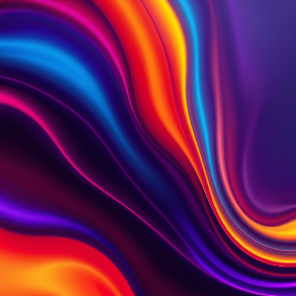 a smooth colorful gradient with flowing liquid shapes, cinematic lighting, vibrant colors, dramatic atmosphere