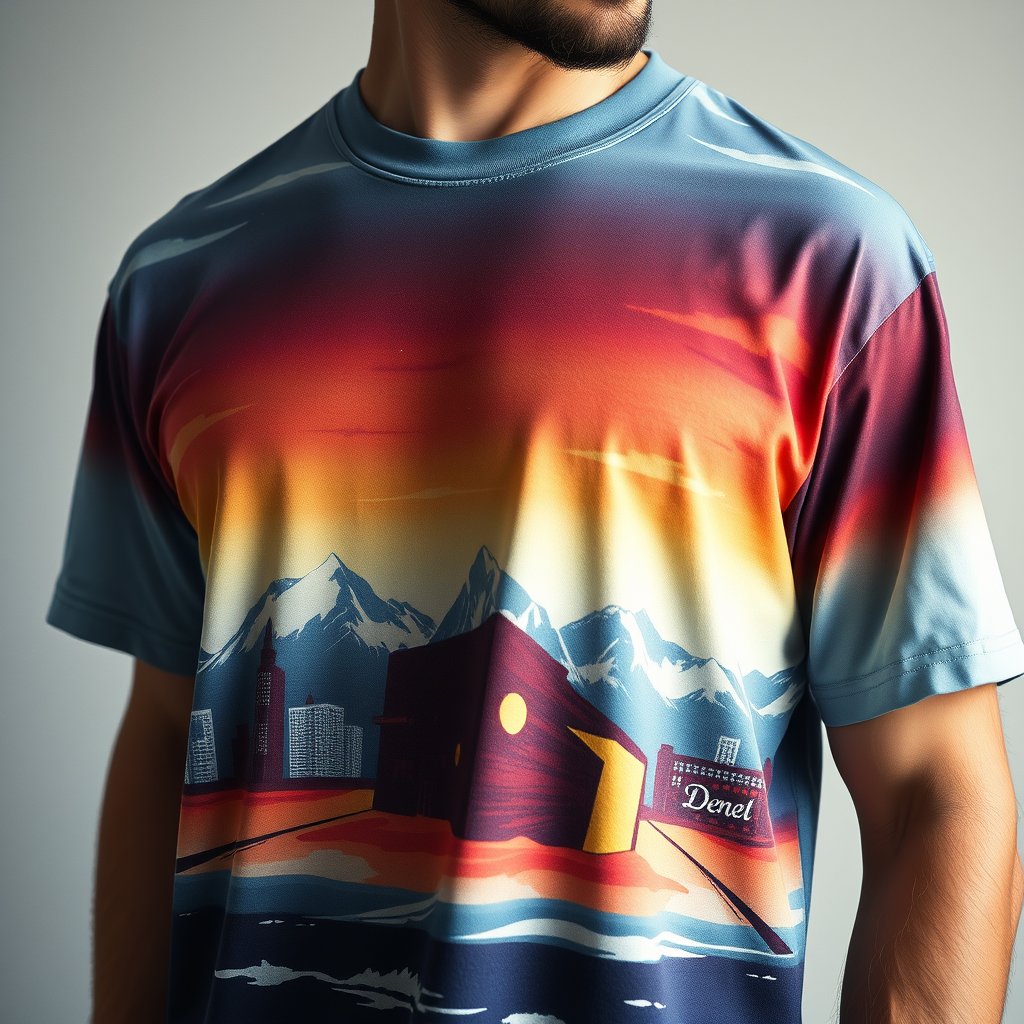 printed T-shirt, ultra realistic, crisp details, studio quality