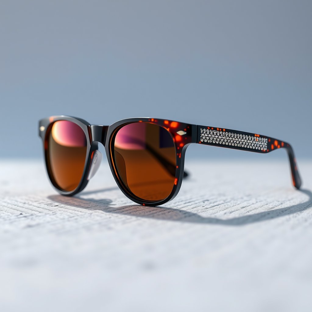 gafas de sol, highly detailed, 8k, professional photography, sharp focus