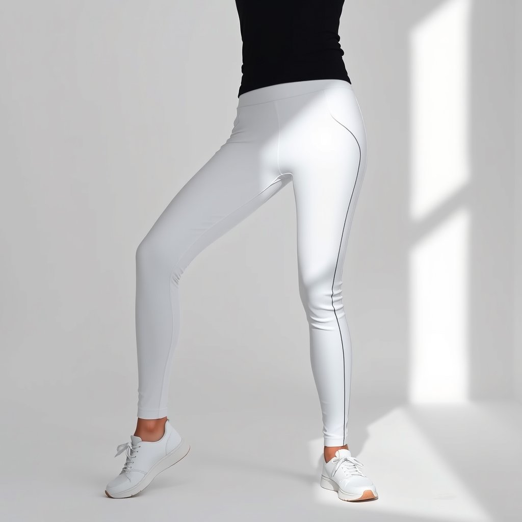 athletic pants, minimalist composition, clean background, elegant