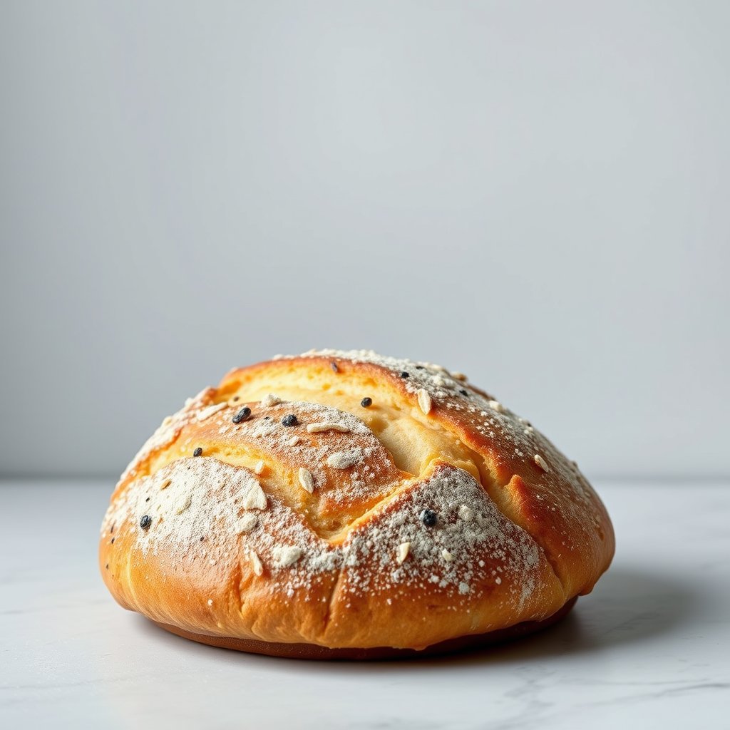food fresh bread pastry bakery, minimalist composition, clean background, elegant
