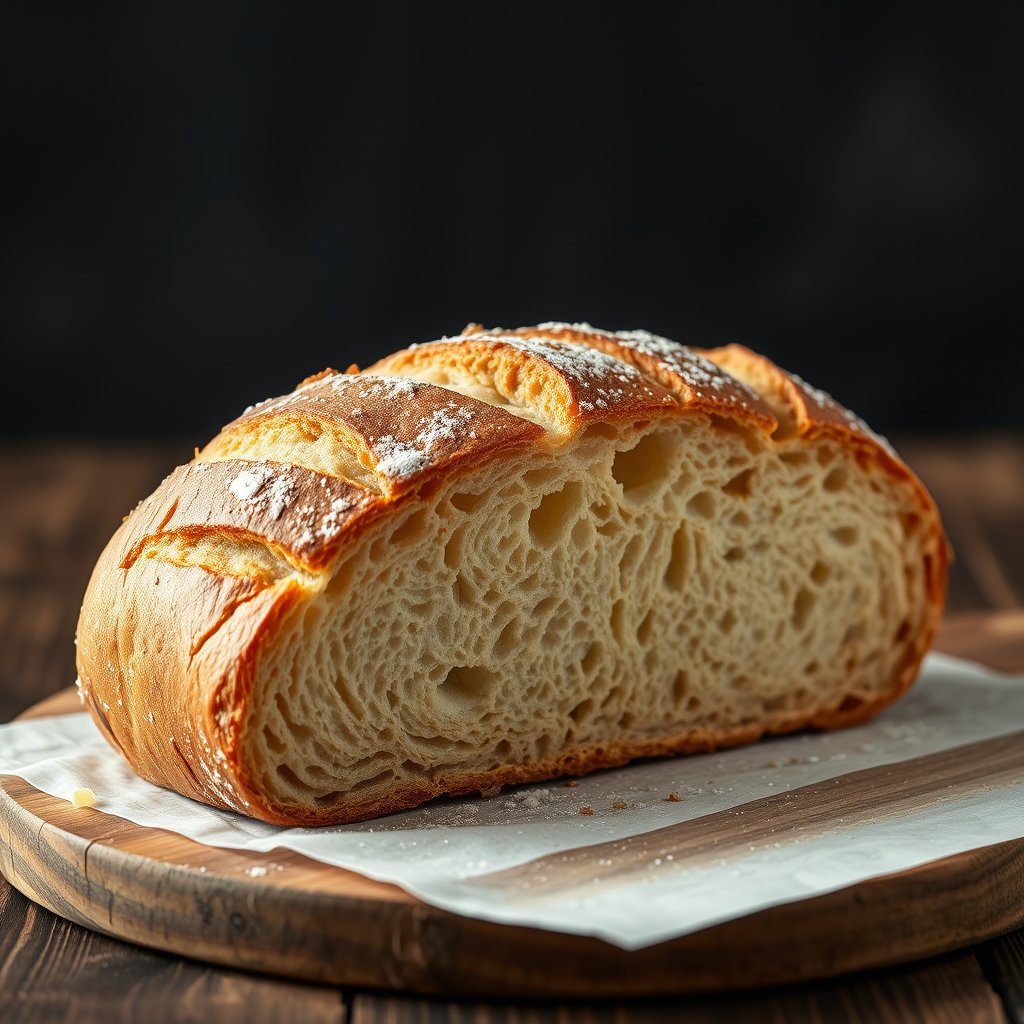 loaf of graham bread, ultra realistic, crisp details, studio quality