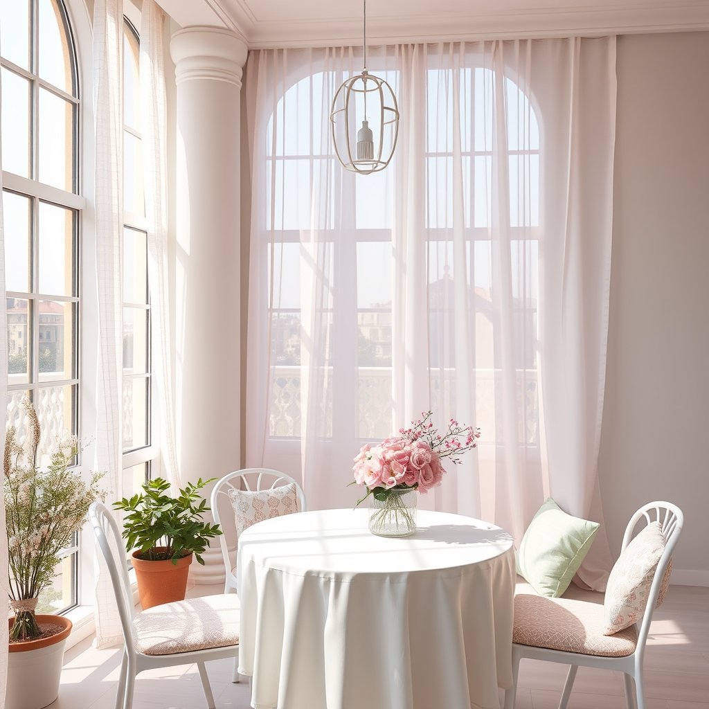 Doğada koşan bir küçük kız, bright and airy, pastel tones, dreamy aesthetic