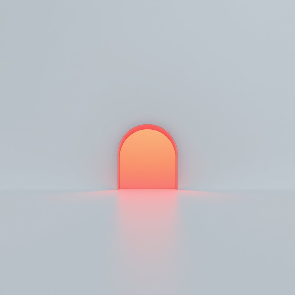 sad end, minimalist composition, clean background, elegant