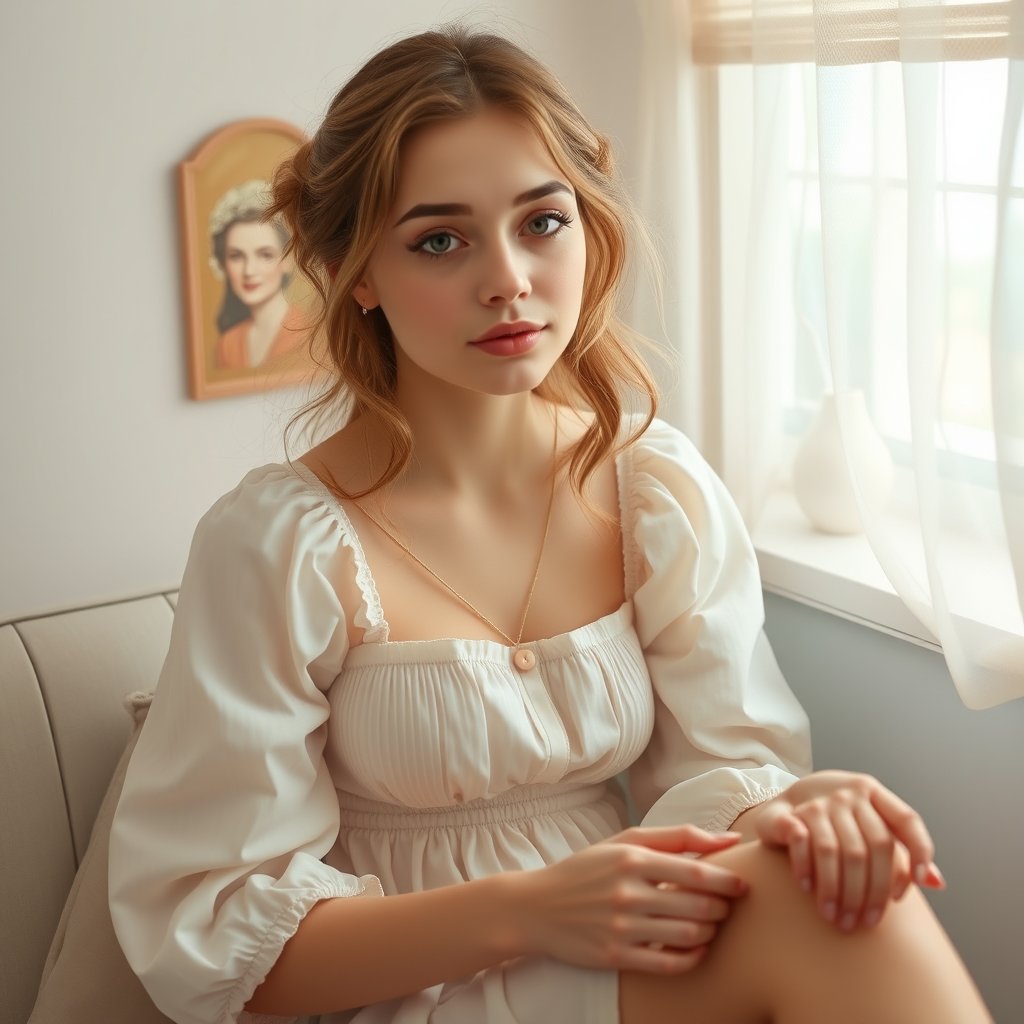 Девушка рок-певец с микрофоном, громкая музыка, bright and airy, pastel tones, dreamy aesthetic