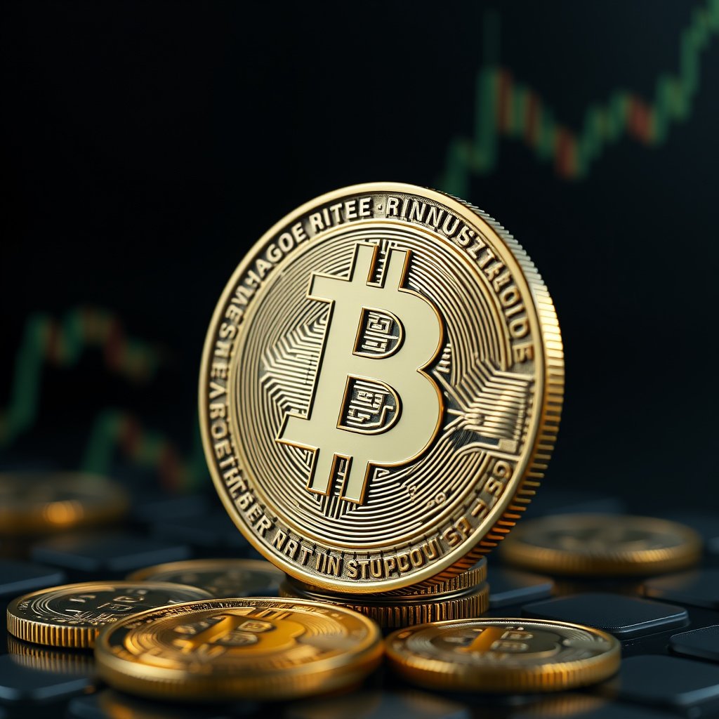 Cryptocurrency Price Prediction, ultra realistic, crisp details, studio quality