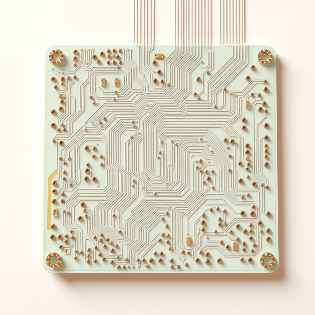 PCB Assembly, bright and airy, pastel tones, dreamy aesthetic